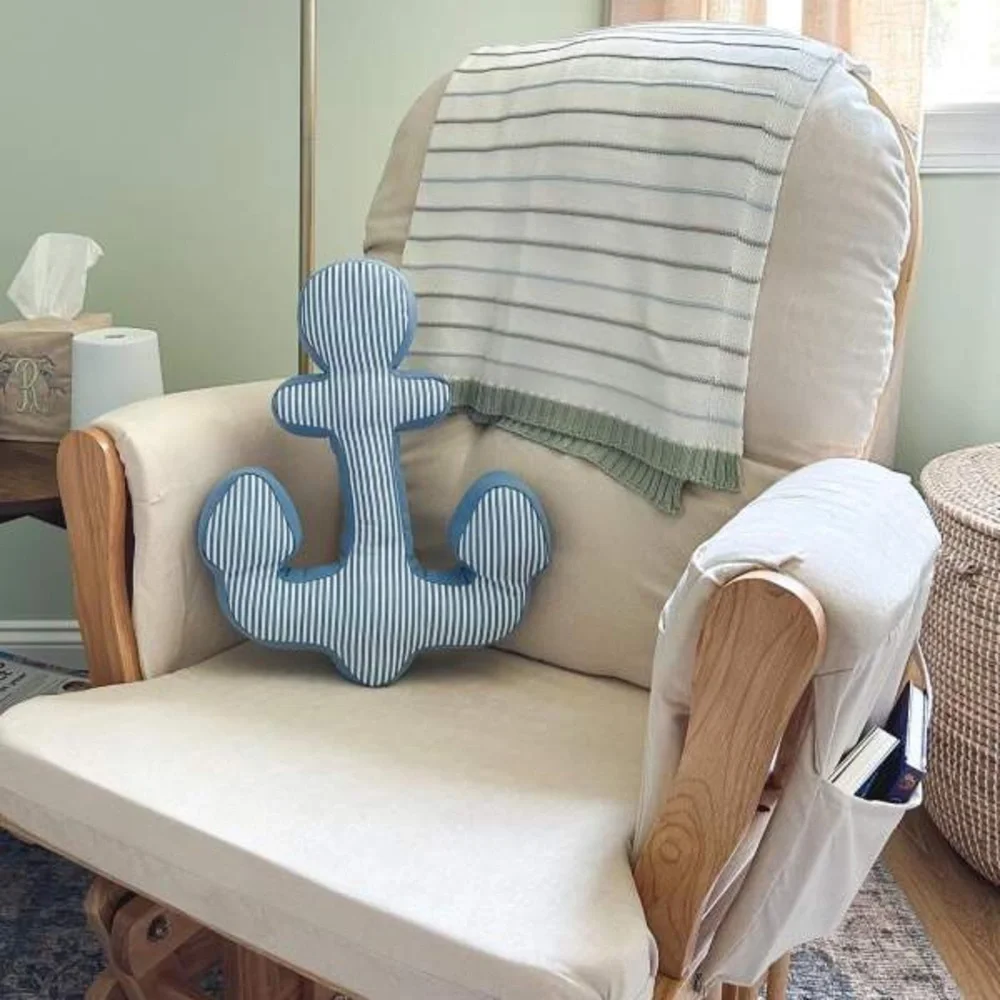 Sailor Anchor Decorative Pillow